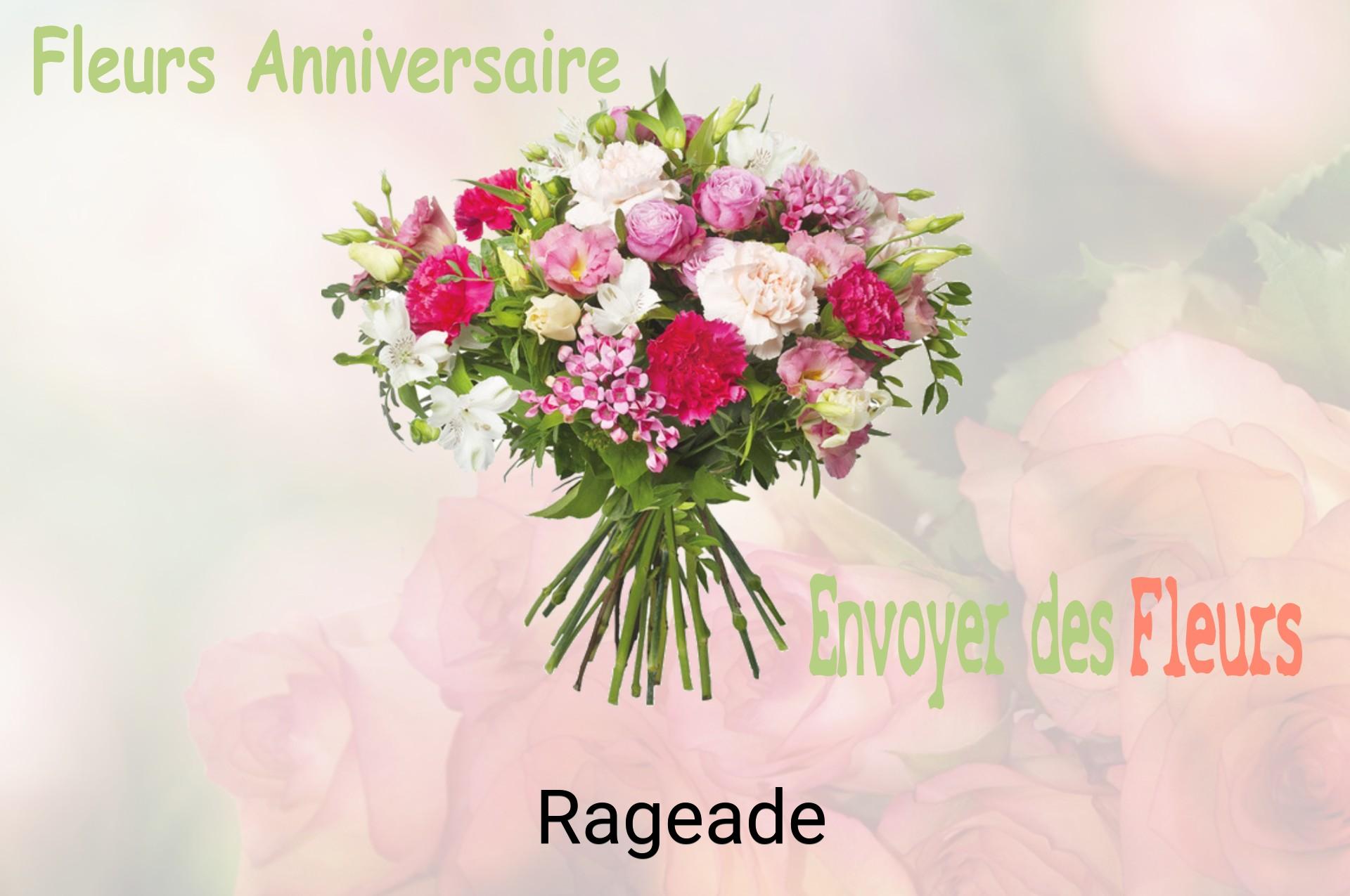 Bouquet de fleurs d’anniversaire livré à Rageade